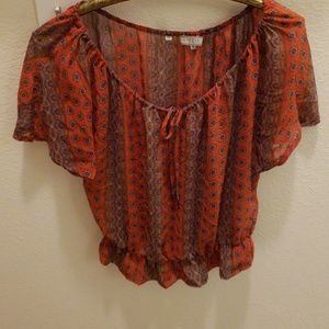 Guess bohemian top